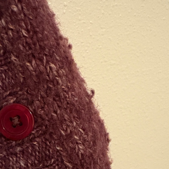 L.L. Bean Women's Burgundy Cardigan - Picture 7 of 9